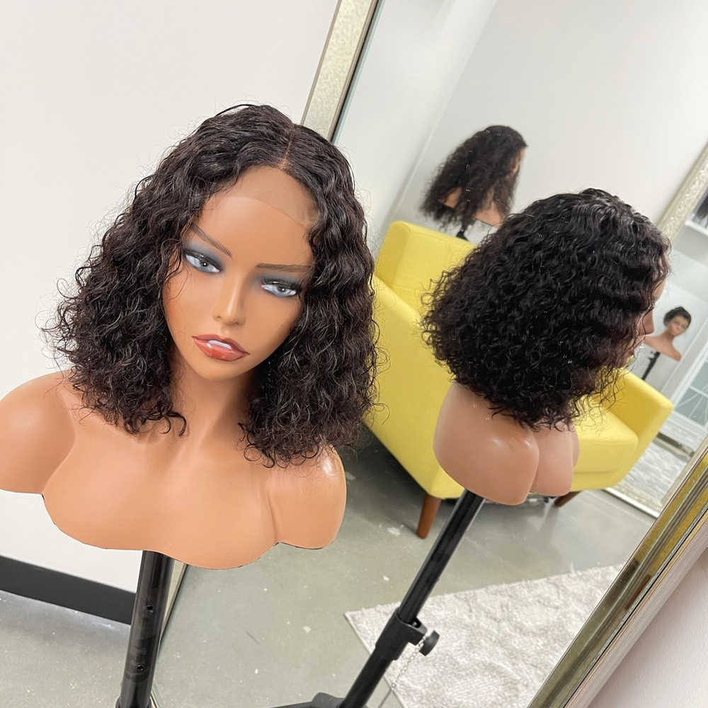 12” Deep Wave bob wig